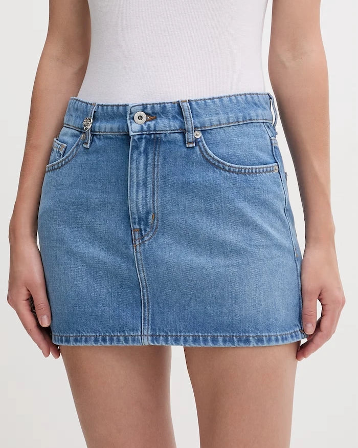 HUGO Blue Denim Galanie_B Etek