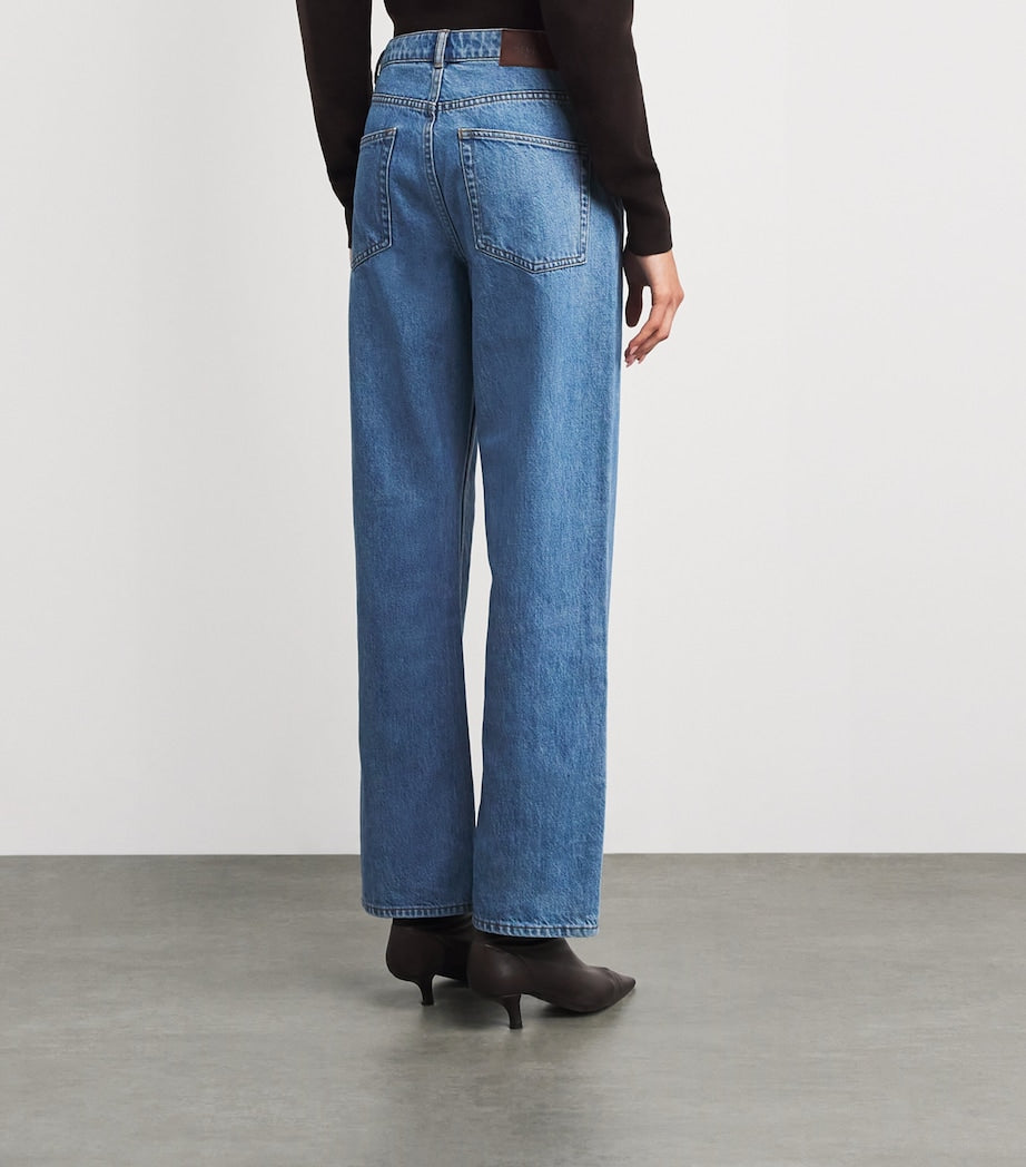 Stylein Blue Kim Relaxed Straight Jeans