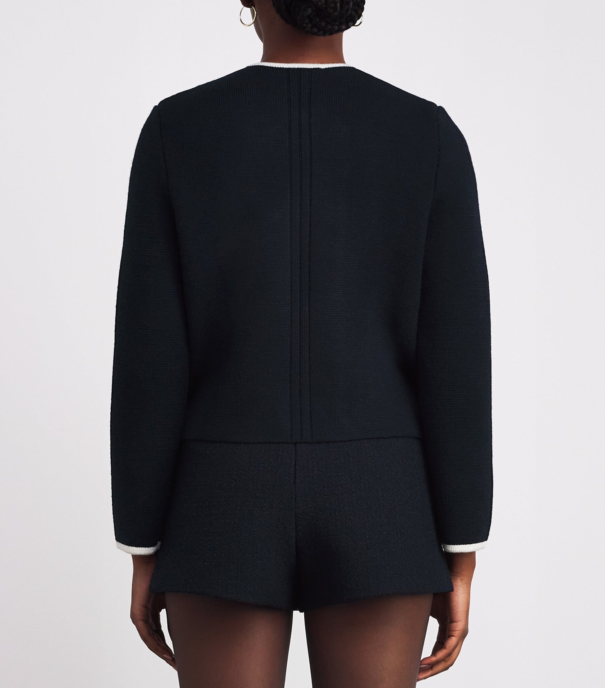 Blue Knitted Cardigan