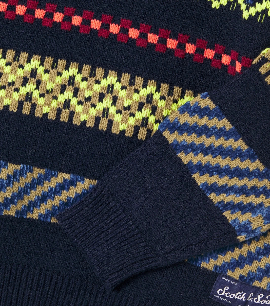 Scotch & Soda Kids - Fair Isle jacquard sweater