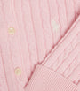 Ralph Lauren Kids Cotton Cable-Knit Cardigan (3-24 Months)
