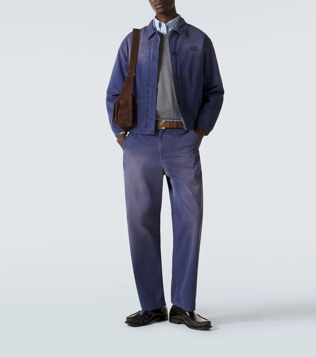 Miu Miu - Cotton twill overshirt