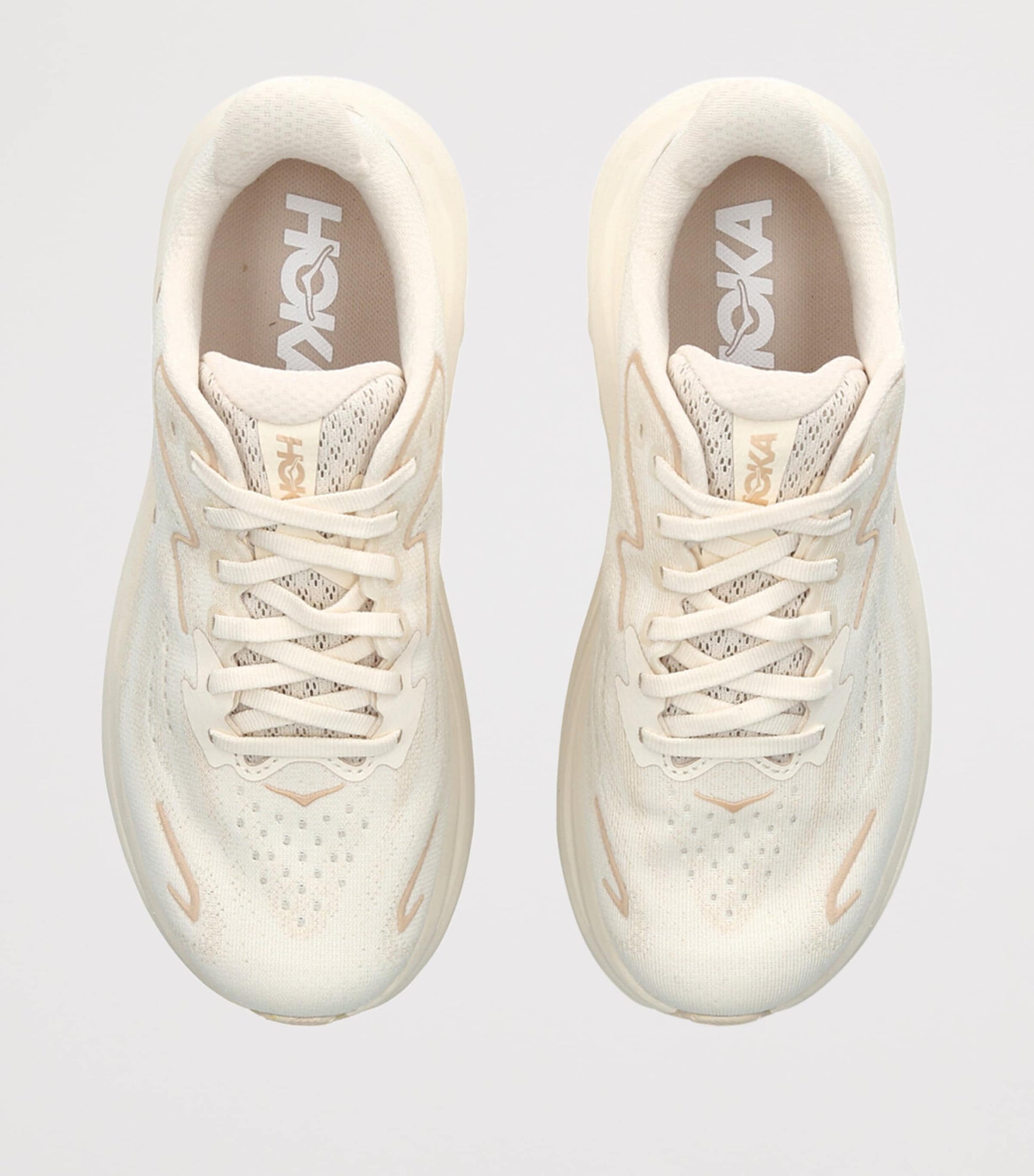 Beige Clifton 10 Trainers