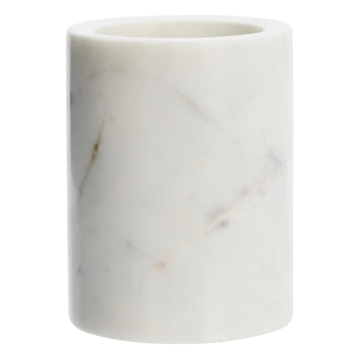 Madam Stoltz - Marble pot  | White