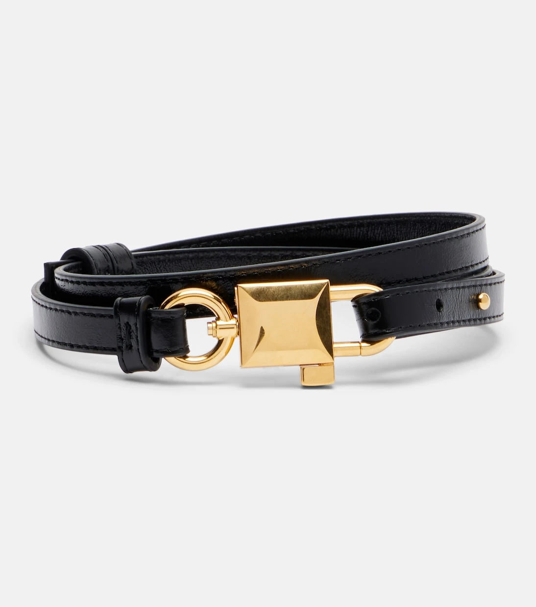 Dolce&Gabbana - Lock leather belt
