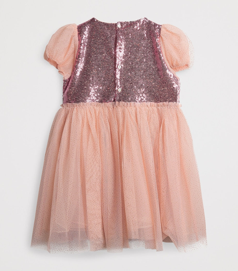 Multi Sequinned Odette Rainbow Dress (5-10 Years)