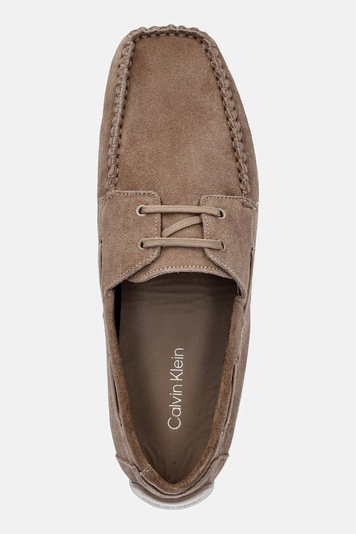 Calvin Klein Erkek Süet Mokasen DRIVER BOAT SU