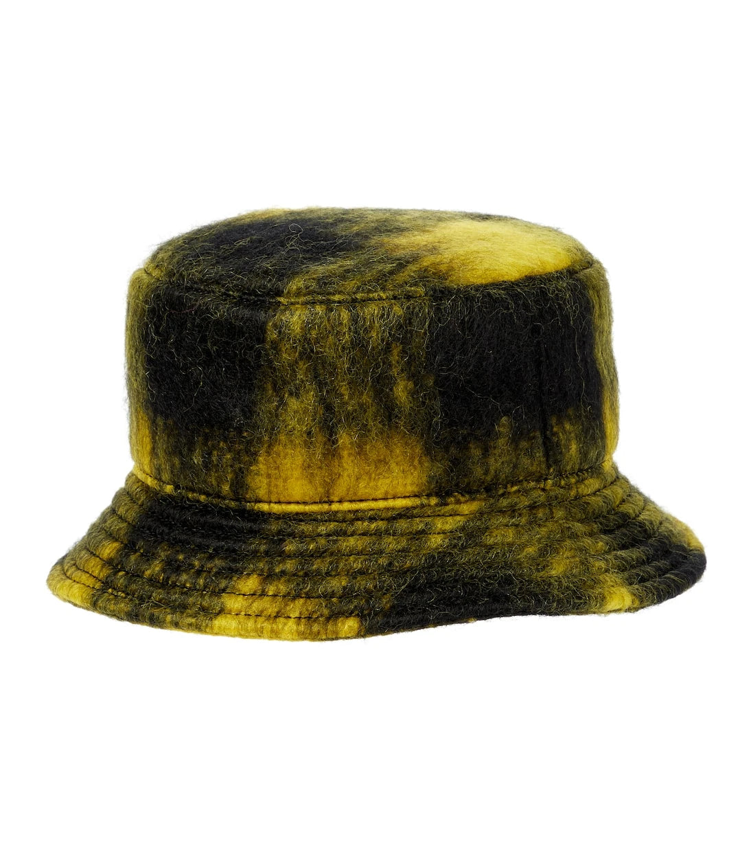 Maison Michel - Jason checked mohair-blend bucket hat