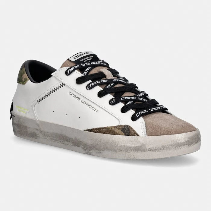Crime London DISTRESSED маратонки мъжки от кожа