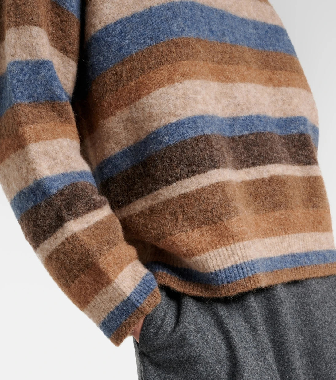 'S Max Mara - Volare striped alpaca-blend sweater