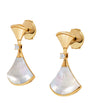 Yellow Gold and Mother of Pearl Divas' Dream Earrings