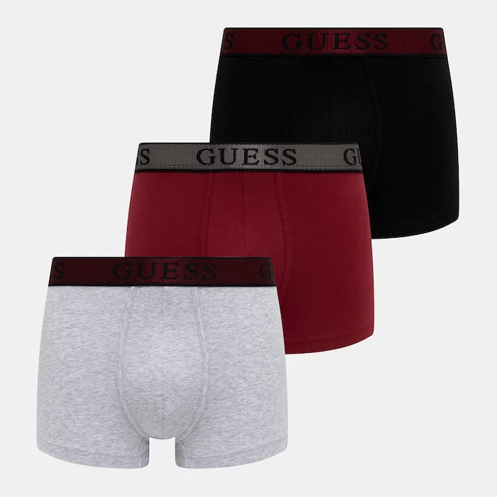 Guess Erkek Pamuklu Elastan Boxer JOE 3'lü