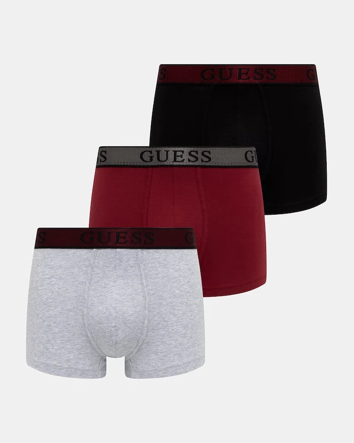 Guess Erkek Pamuklu Elastan Boxer JOE 3'lü