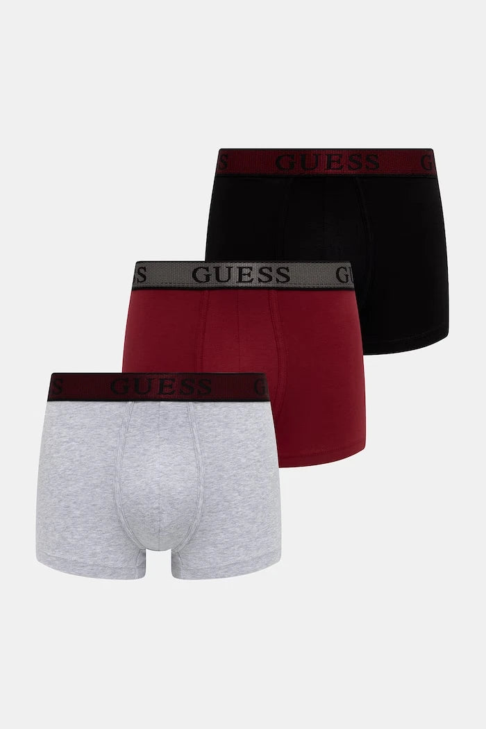 Guess Erkek Pamuklu Elastan Boxer JOE 3'lü