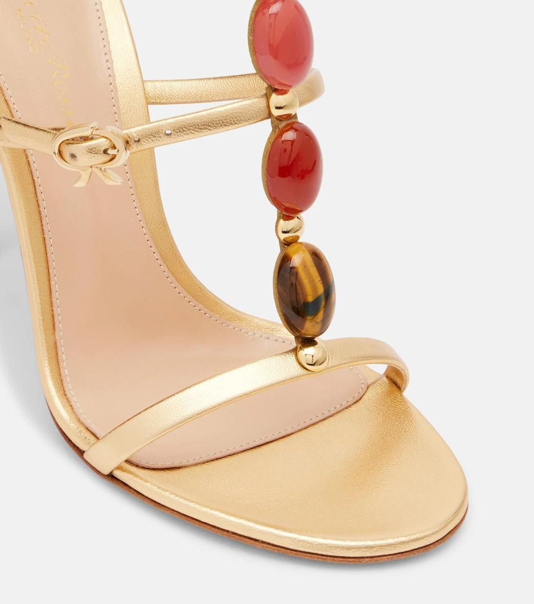 Gianvito Rossi - Shanti embellished leather sandals