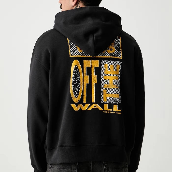 Pamuklu kapüşonlu erkek Vans sweatshirt