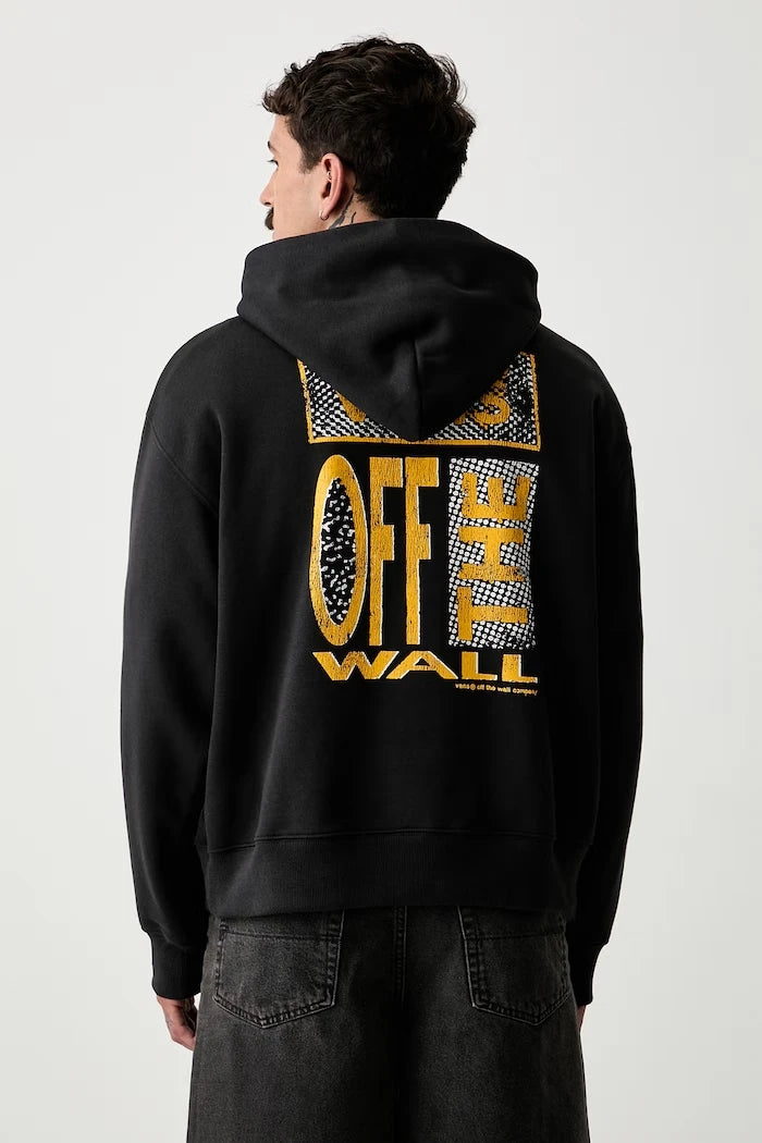 Pamuklu kapüşonlu erkek Vans sweatshirt