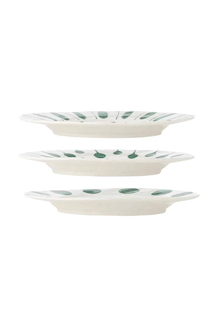 Bloomingville Linora 28 cm Düz Tabak Seti (3 Parça)