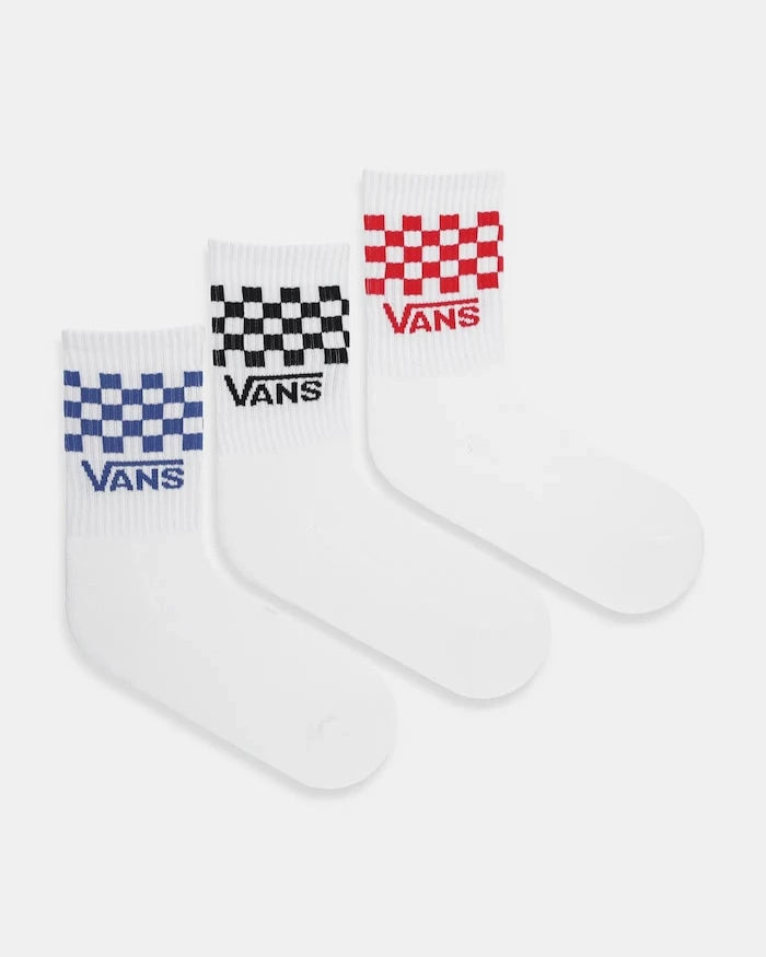 Çocuk Vans Classic Check Crew Çorapları (3'lü)