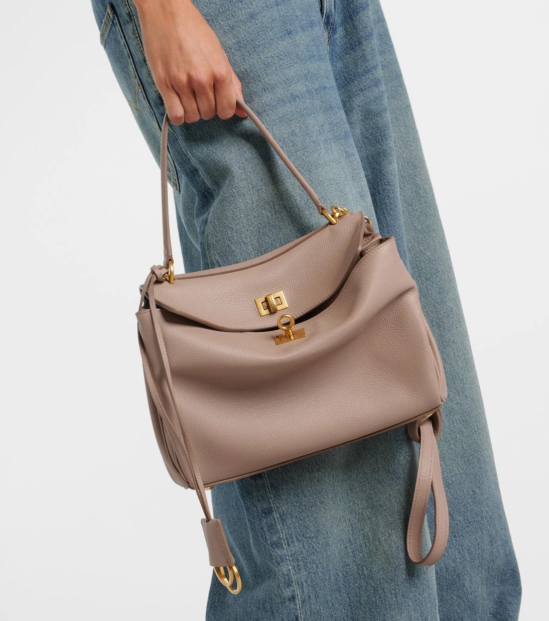Balenciaga - Rodeo Small leather shoulder bag