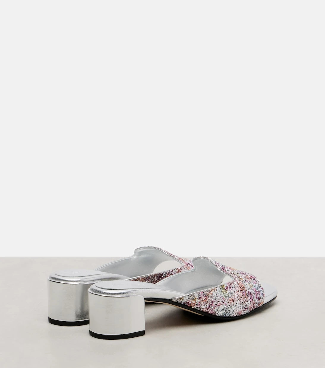 Jimmy Choo - Dina 45 glitter mules