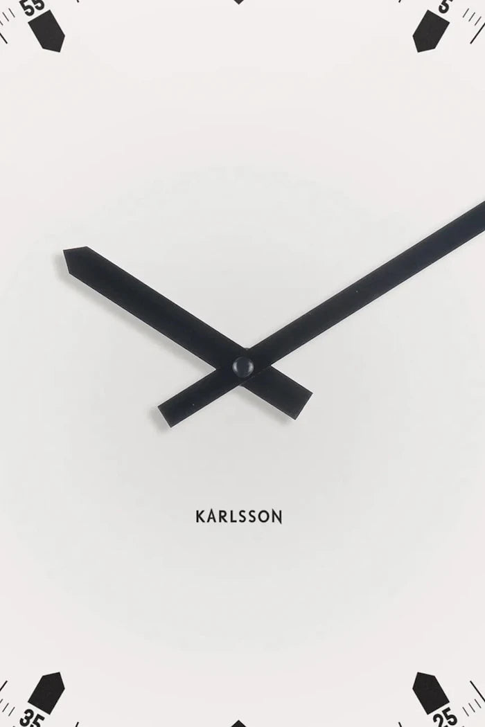 Karlsson Sucinto Dome Square Duvar Saati 35 x 4,5 cm