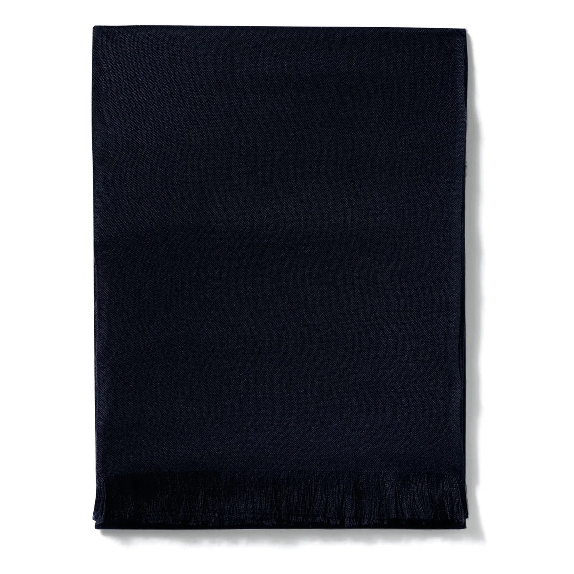 Bompard - Cashmere voile stole | Navy blue