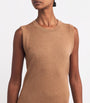 Cashmere Sleeveless Midi Dress LLAMA
