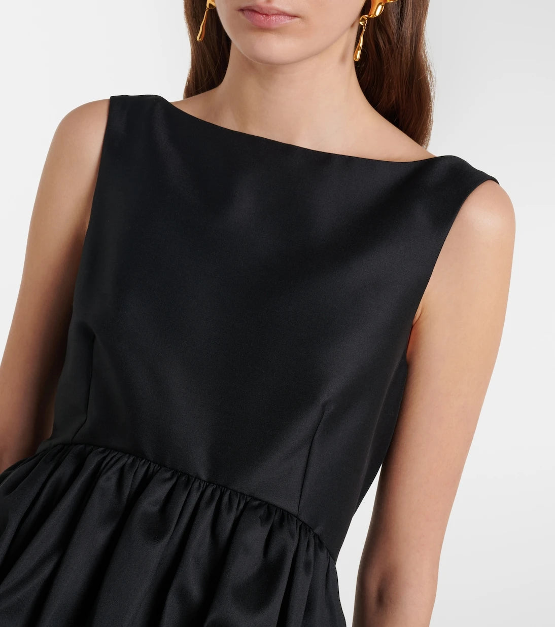 Róhe - Peplum wool and silk top