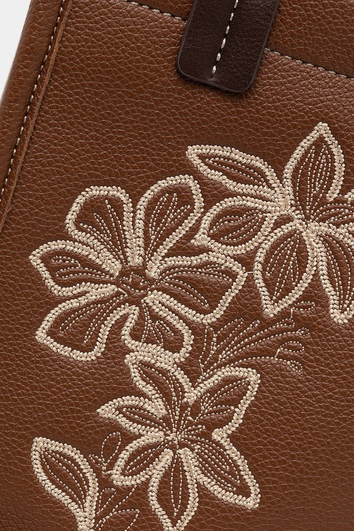 Medicine suni deri crossbody kadın çantası