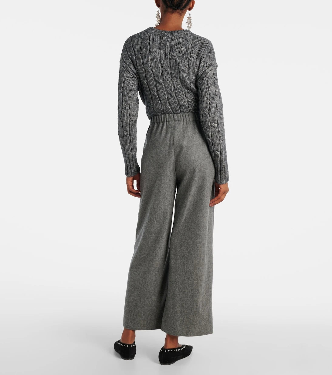 'S Max Mara - Floria virgin wool straight pants