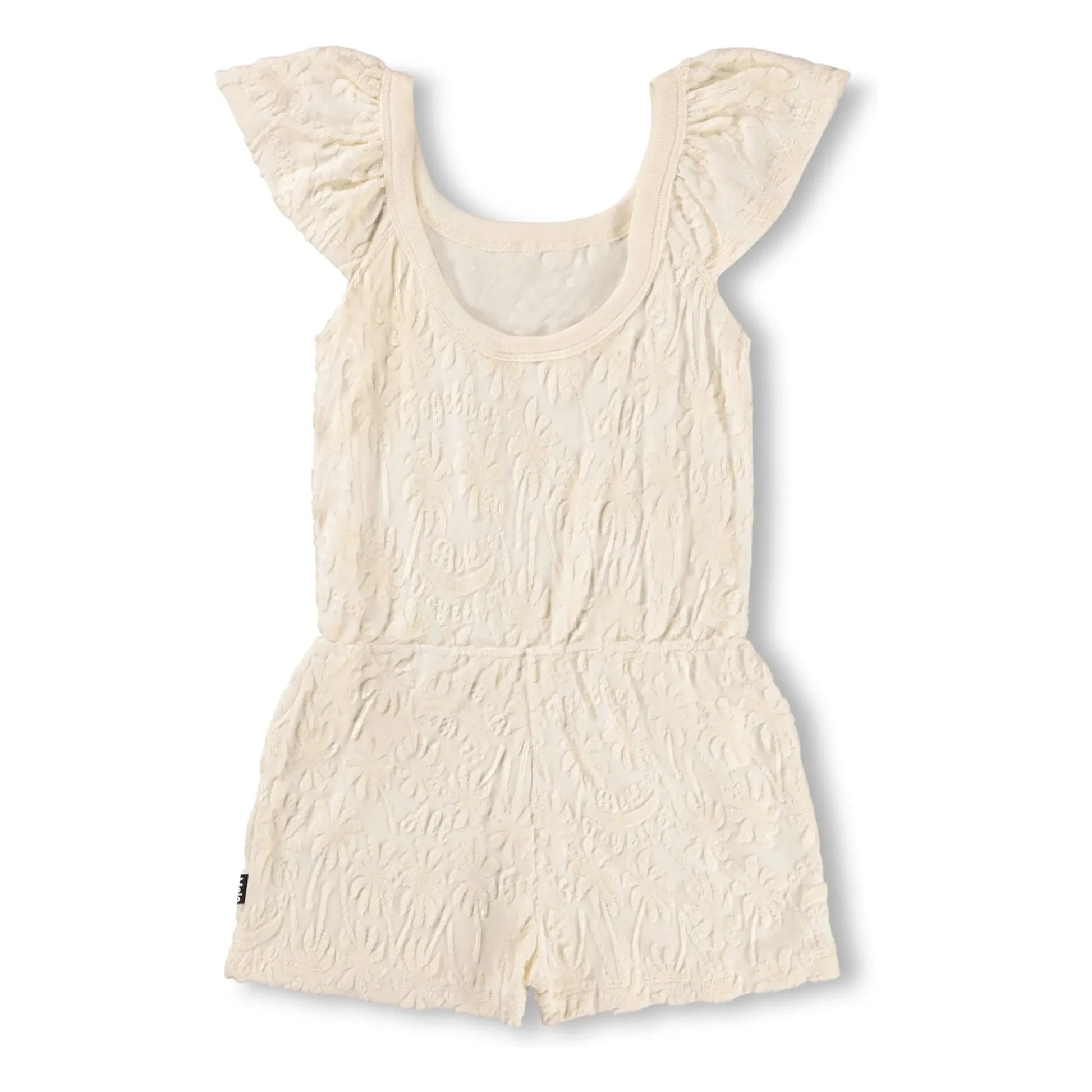 Molo - Eponge Avery Palm Playsuit | Ecru