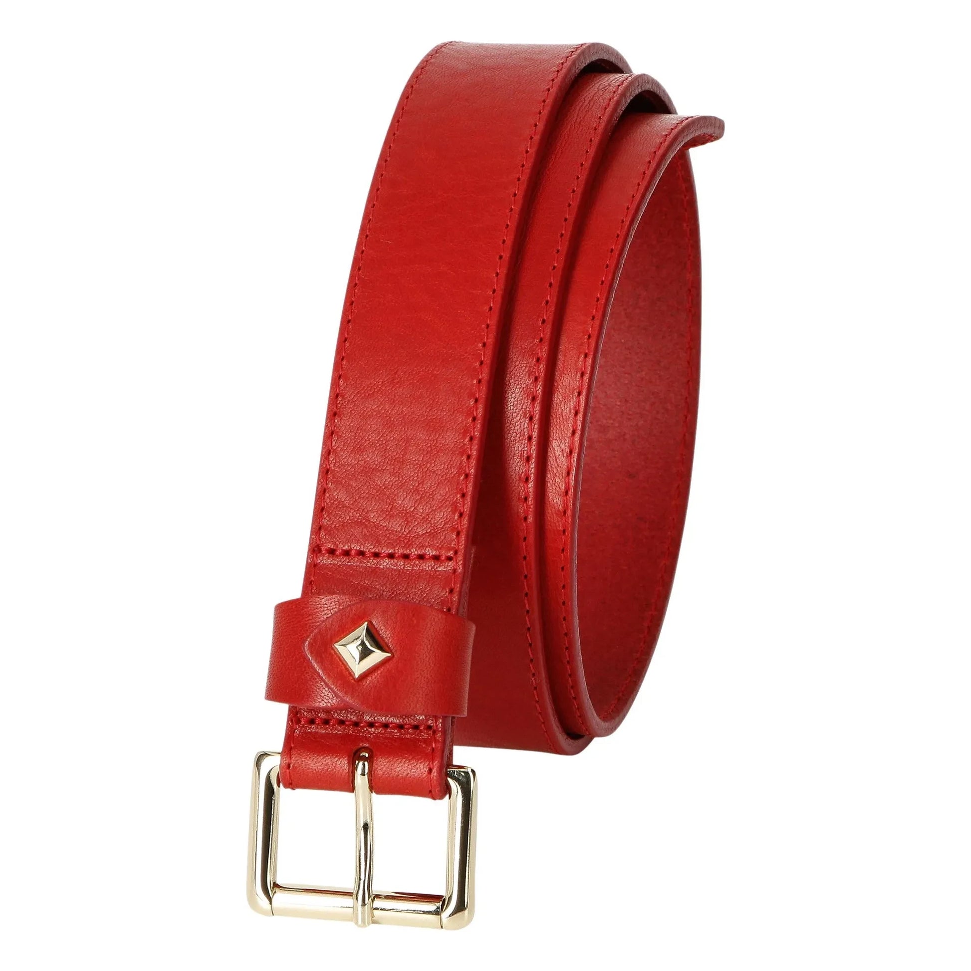 herbert frère soeur - La Turenne Leather Belt | Red
