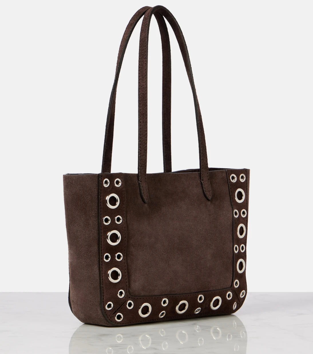 Valentino Garavani - Nellcôte Small embellished suede shopper
