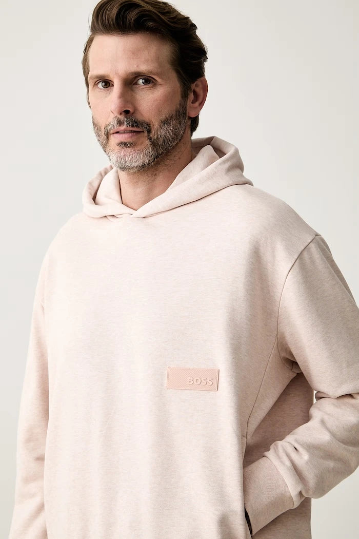 BOSS Green erkek pamuklu kapüşonlu sweatshirt SW_Hoodie