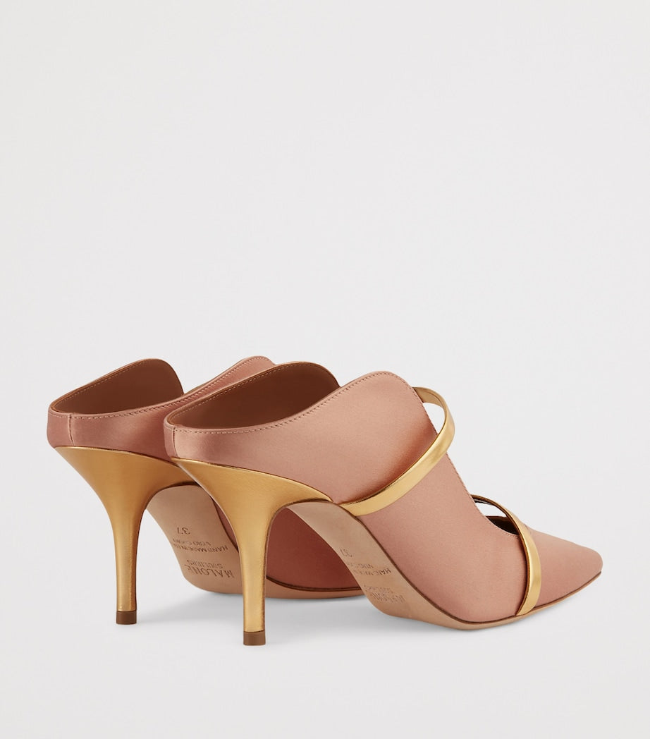 Pink Satin Maureen Mules 70
