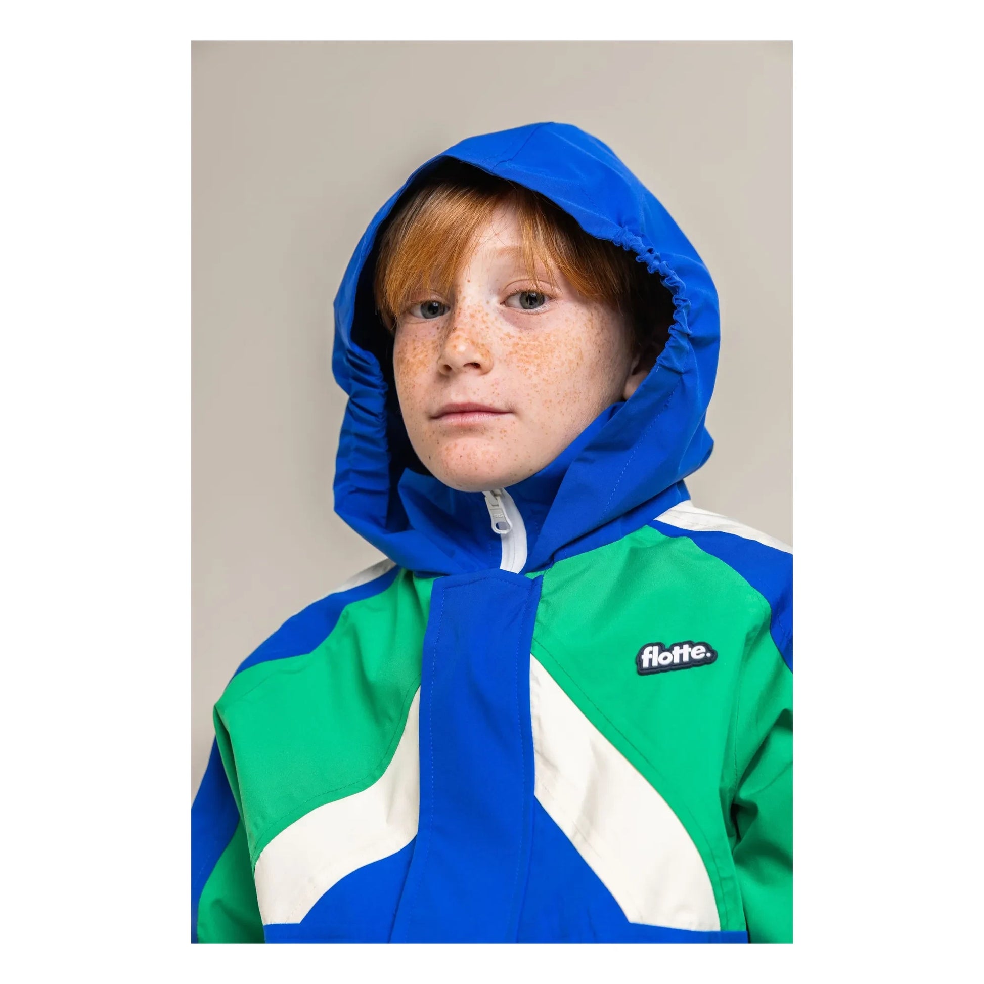 Flotte - Abbessito waterproof bomber Recycled fibers | Blue