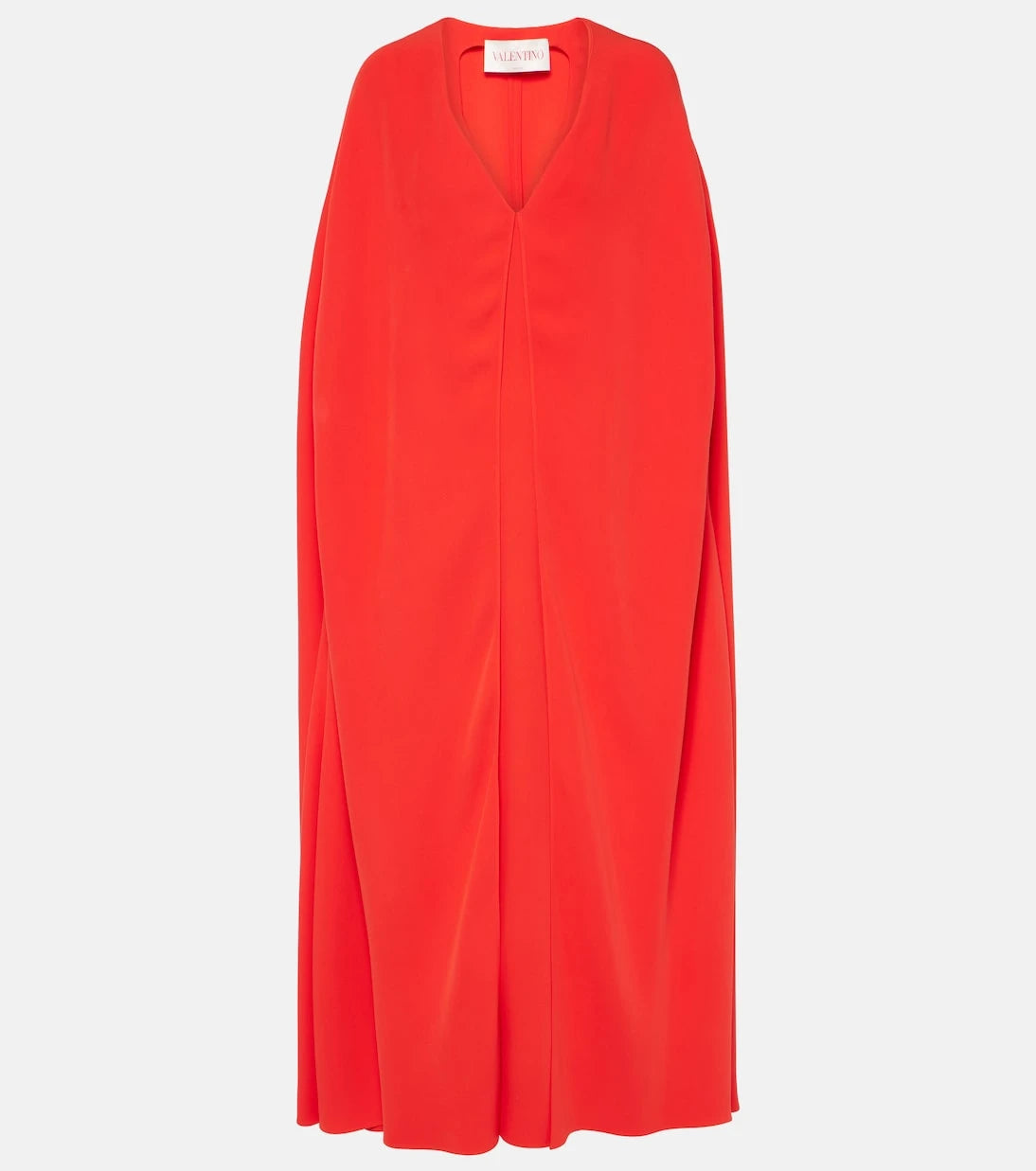 Valentino - Caped silk gown