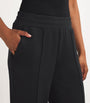 Varley Black FreeSoft Wide-Leg Sweatpants