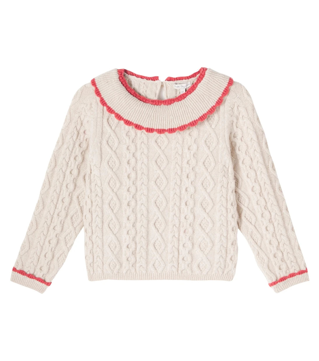 Bebe Organic - Sienna cable-knit wool-blend sweater