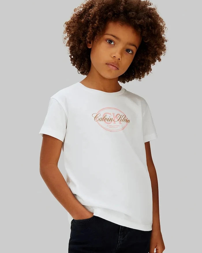 Calvin Klein Jeans çocuk pamuklu tişört