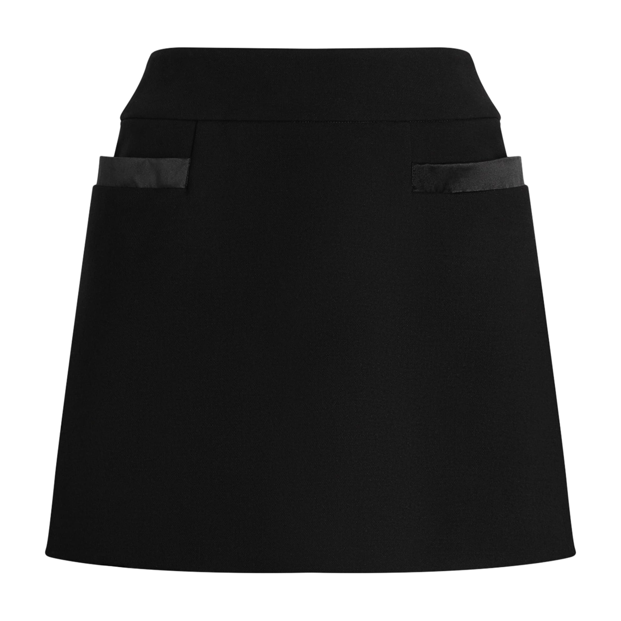 Dolce & Gabbana Multi Wool-Blend Basque Skirt