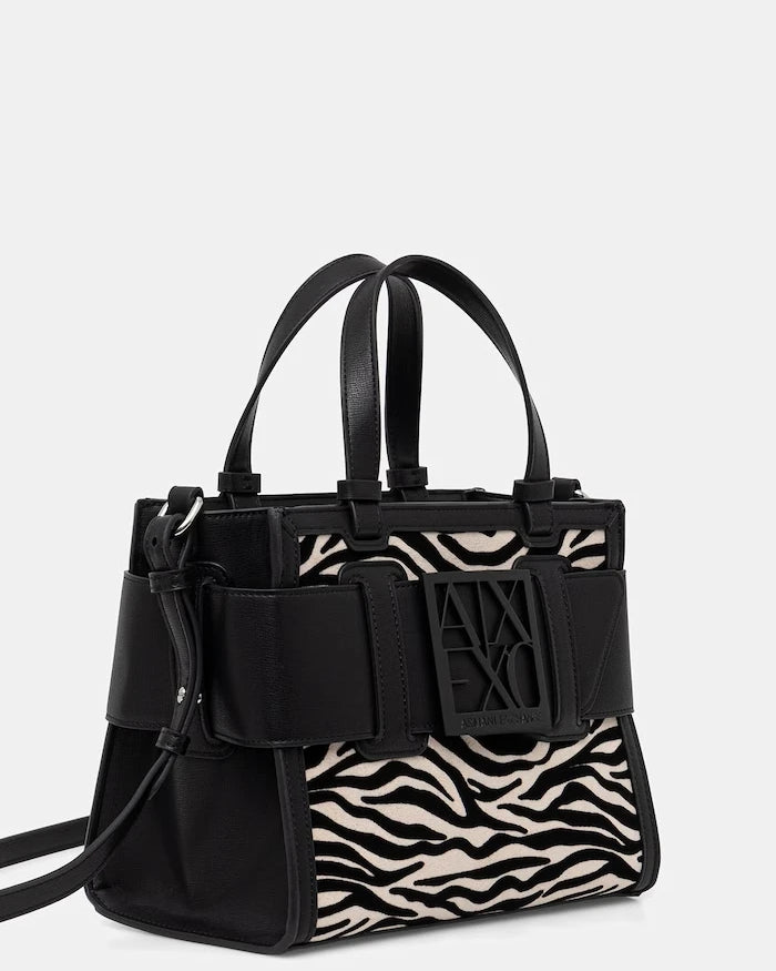 Armani Exchange kadın tote çanta, suni deri