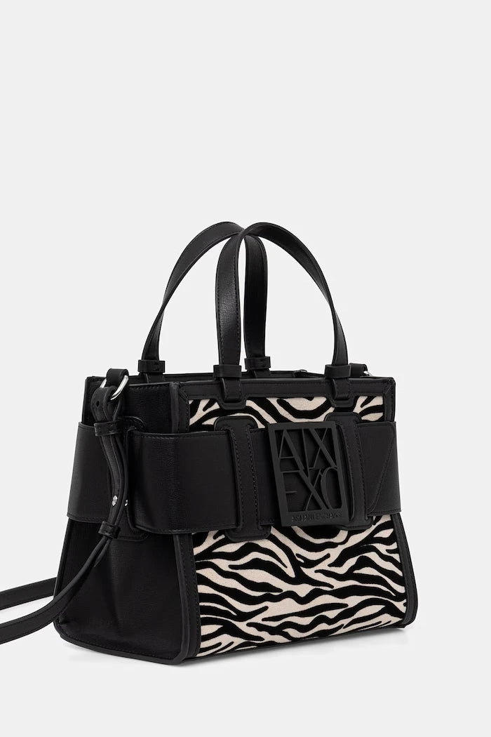 Armani Exchange kadın tote çanta, suni deri