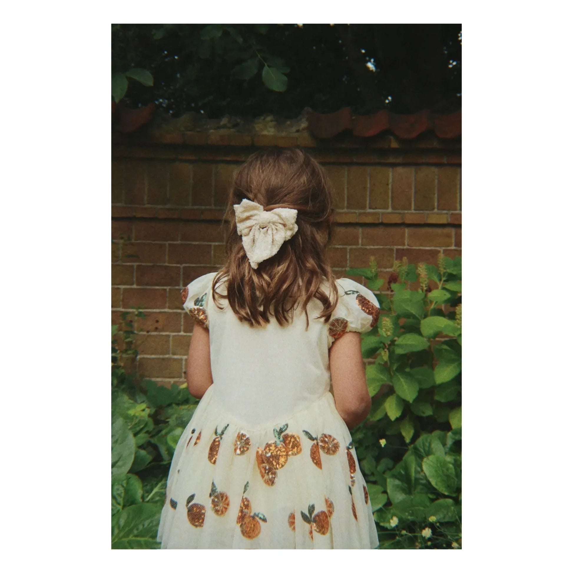 Konges Sløjd - Aries Sequins bow hair slide | Beige