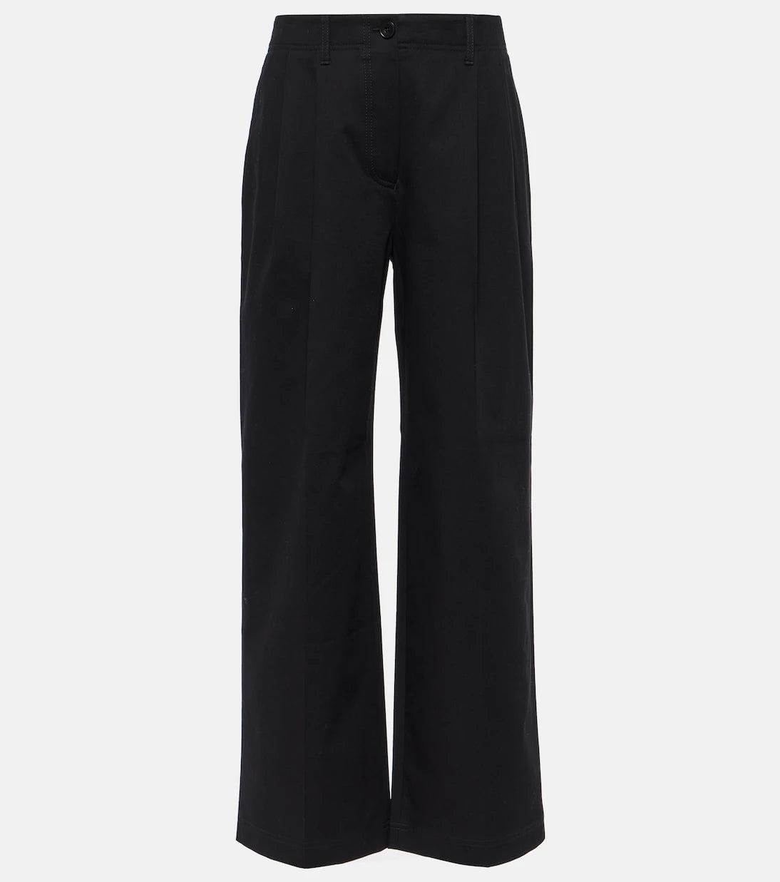Toteme - Cotton twill wide-leg pants
