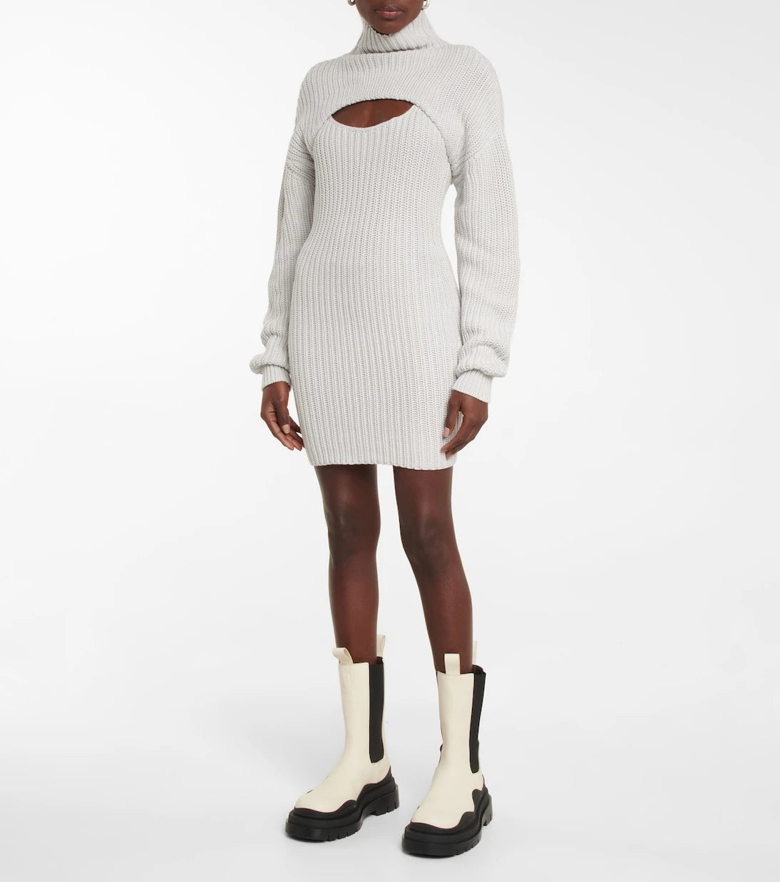 Rta - Jady cotton sweater mini dress