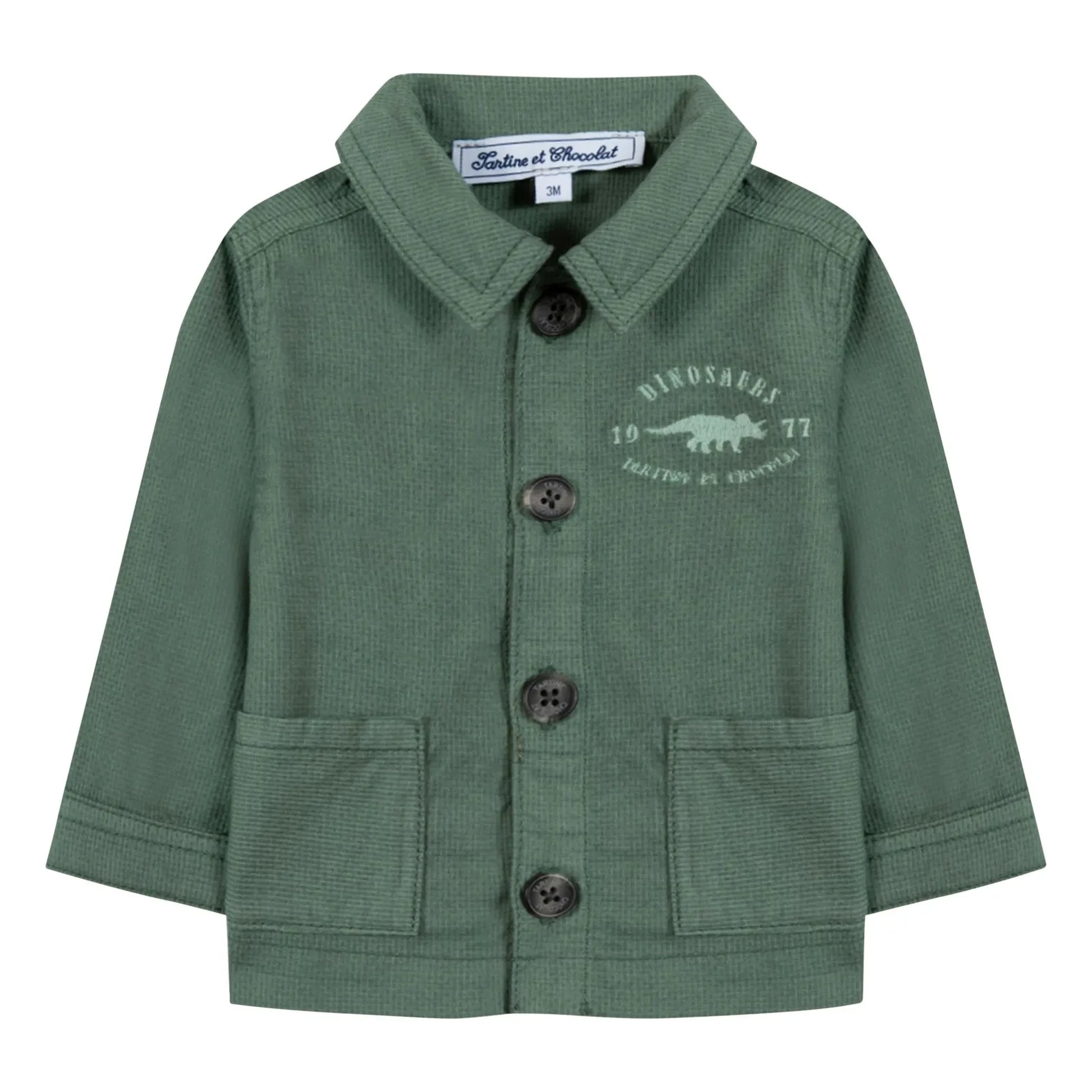 Tartine et Chocolat - Dinosaur Jacket | Khaki