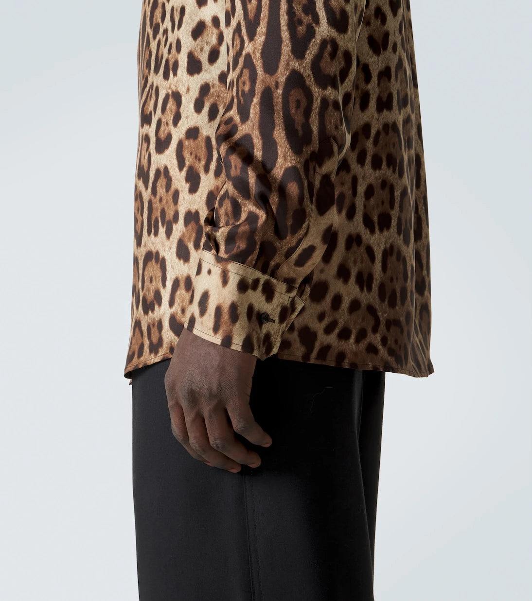 Dolce&Gabbana - Leopard-print silk shirt