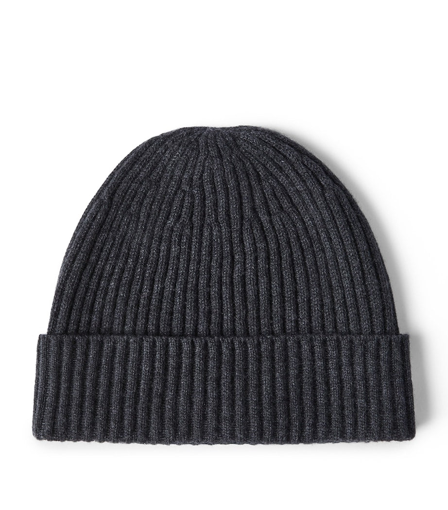 Cashmere Rib Knit Beanie